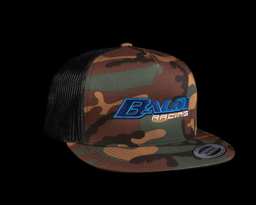 Baldi Racing Camo flat bill cap